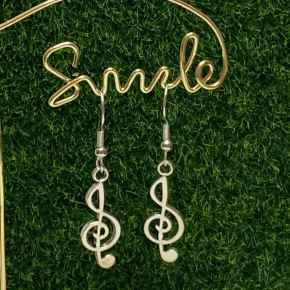 Music Earring, Music Note, Singing Earring, Gift Idea, Teacher Earring, Music - Picture 5 of 7